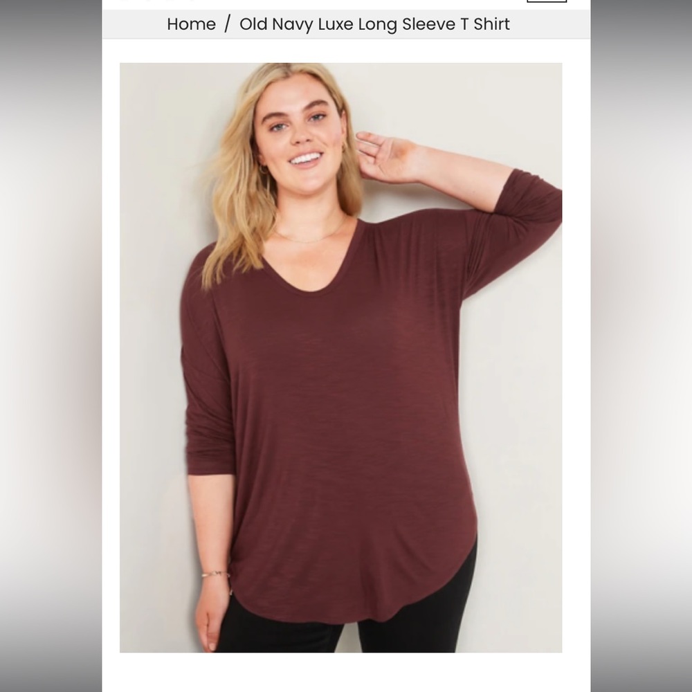 Old Navy Luxe Long-sleeve Tee